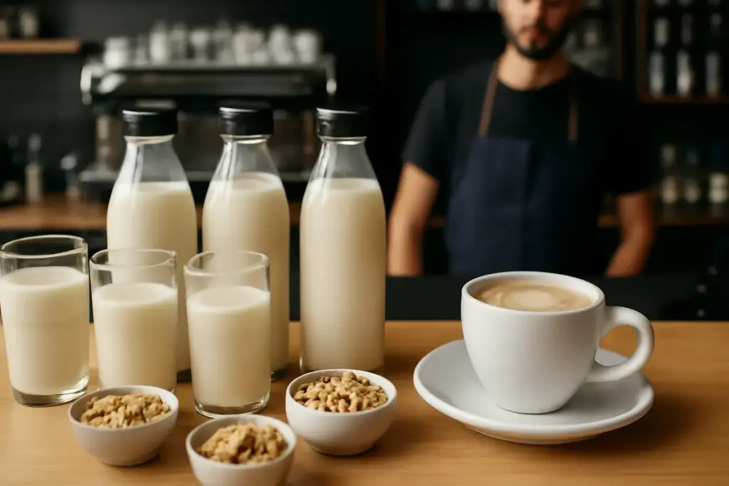 Il latte alternativo nei bar: come scegliere tra avena, soia, mandorla e i benefici nascosti di ognuno