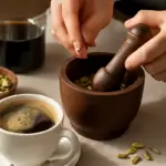 Caffè al cardamomo: scopri il passaggio chiave che dona il profumo autentico