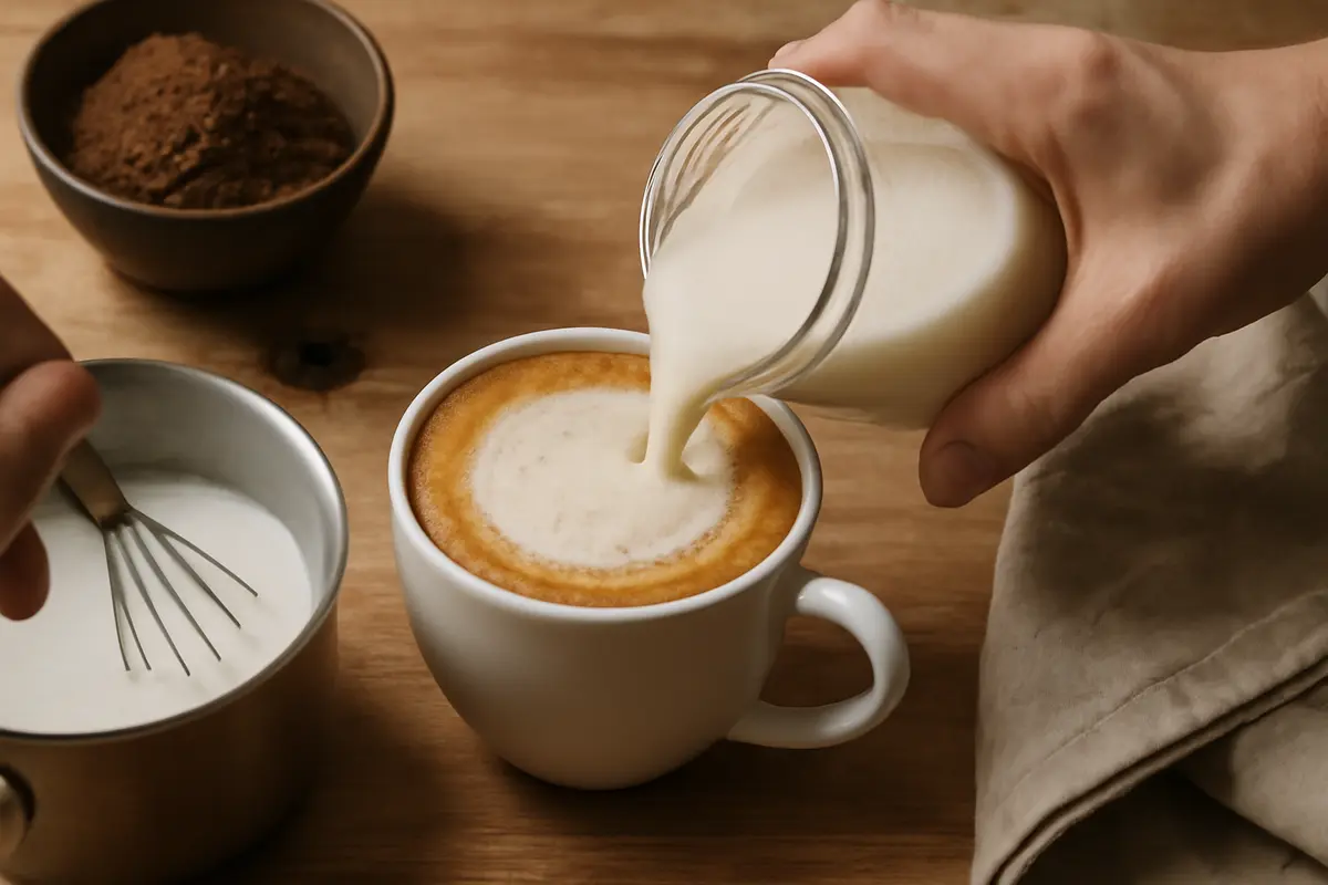 Come preparare un cappuccino denso a casa senza montalatte? Il trucco per la crema professionale