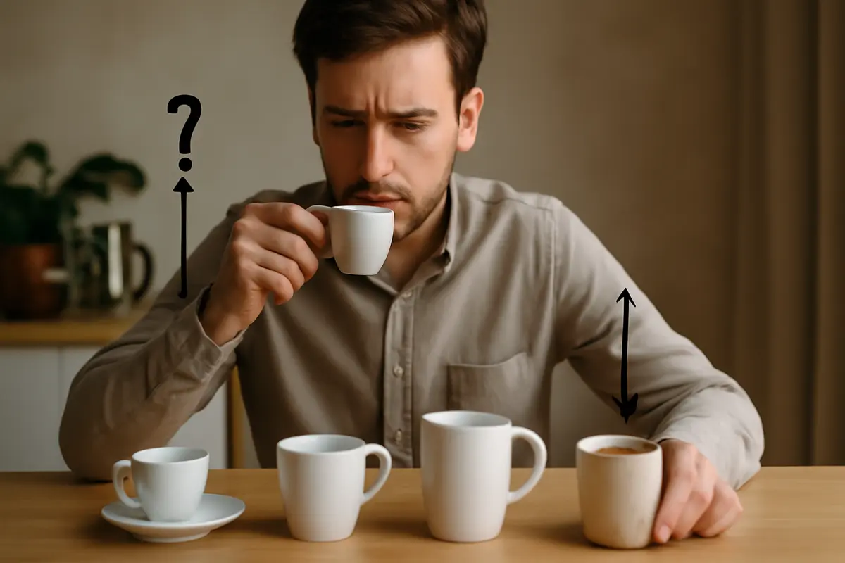 Come scegliere la giusta tazzina per il caffè? L’errore che incide sul sapore