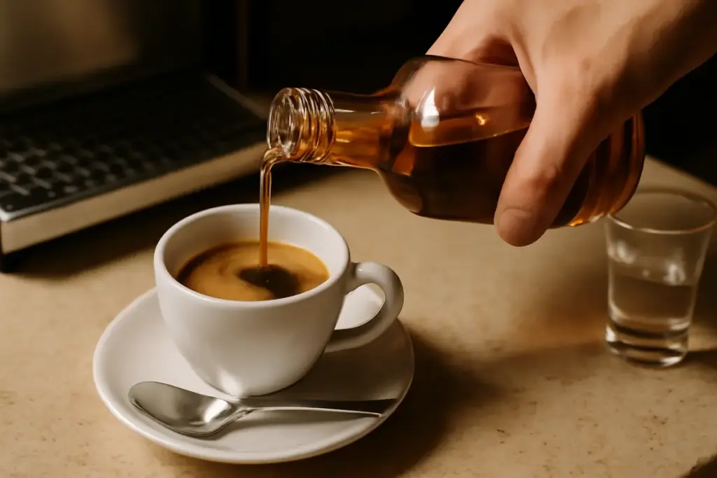 Caffè corretto: quando aggiungere il liquore per un risultato armonioso come al bar