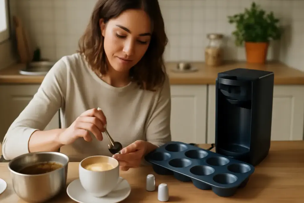 Cialde fai-da-te: realizzare ricette di caffè gourmet partendo da casa senza attrezzatura speciale