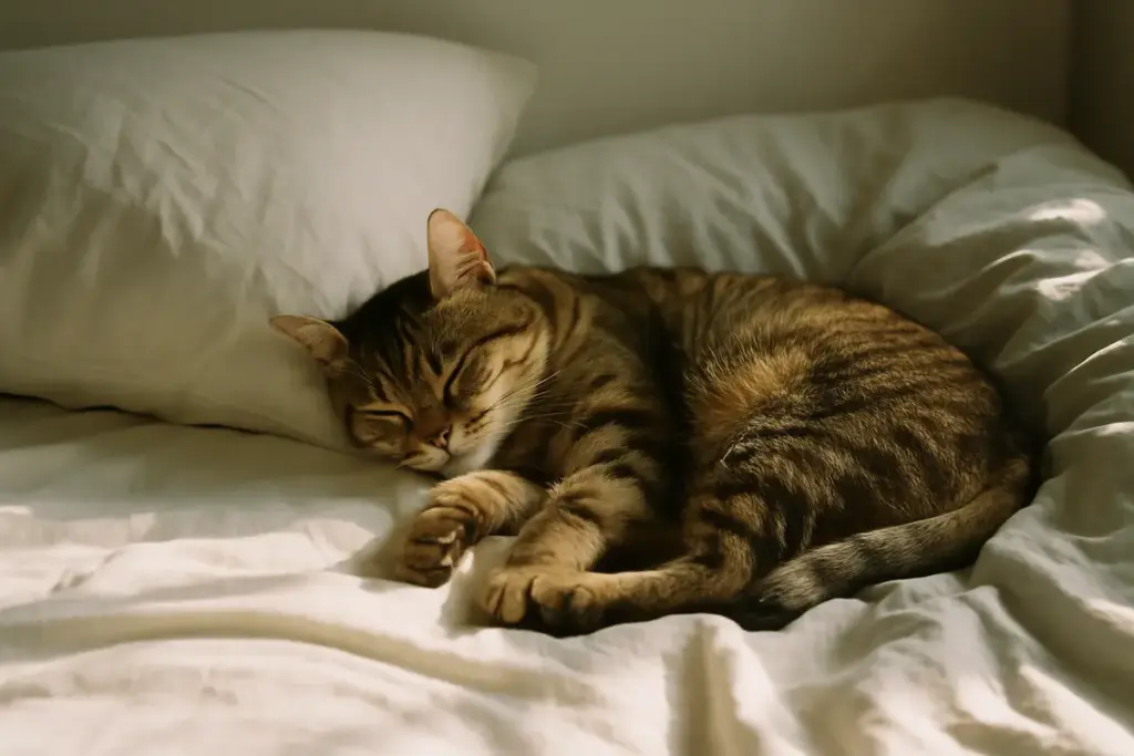 Il gatto sceglie con chi dormire: cosa significa e come interpretarlo