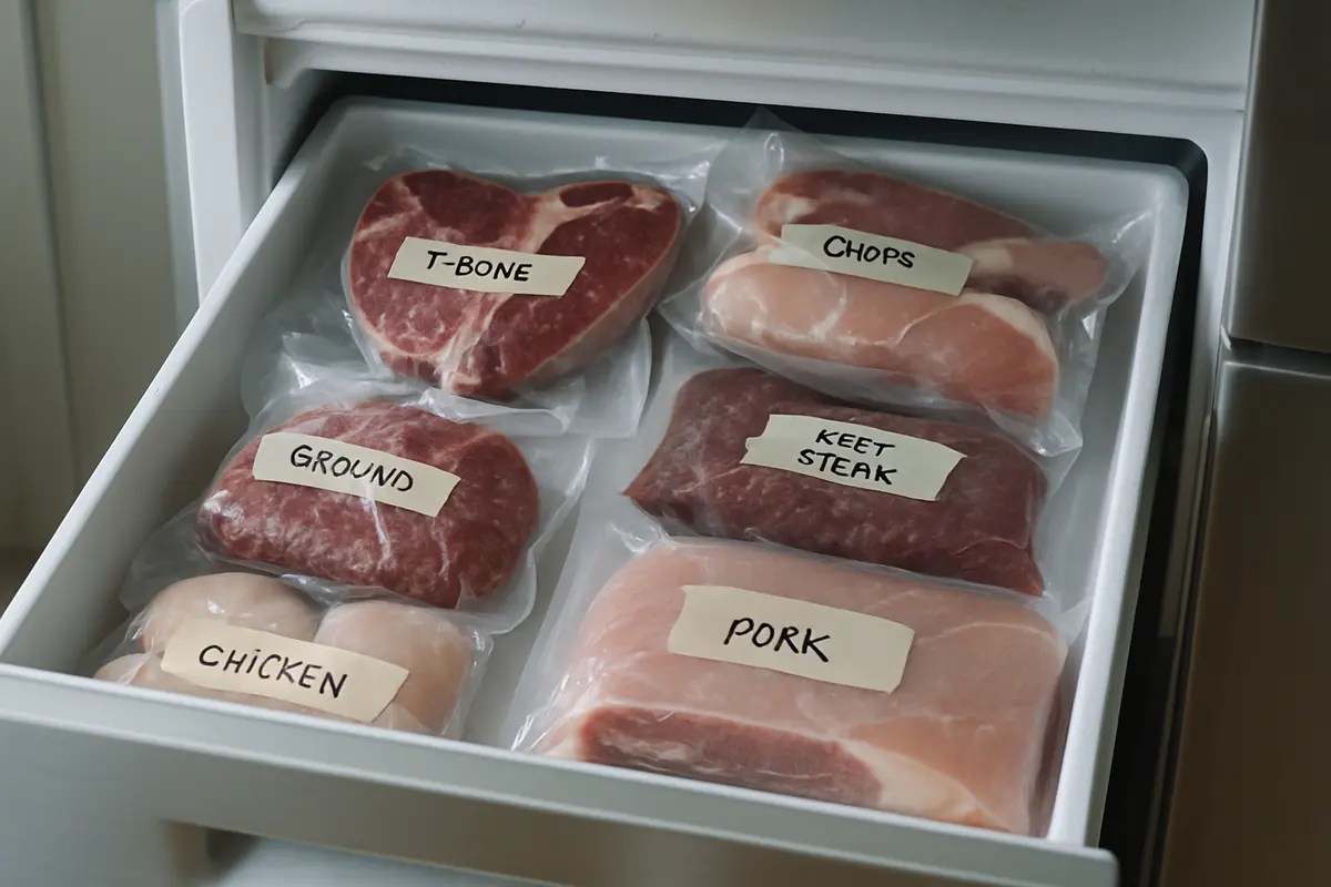 La carne in freezer dura mesi, non per sempre: ecco i tempi consigliati