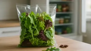 L’insalata in busta porta scritto “già lavata”: ecco cosa significa davvero