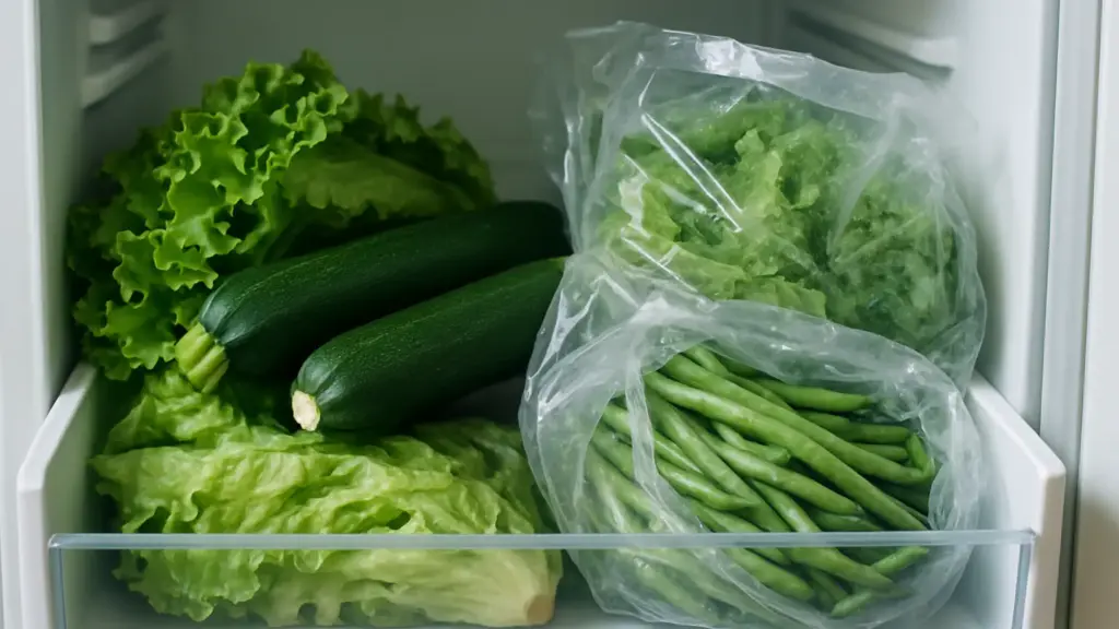 Le verdure marciscono nel sacchetto di plastica: ecco la causa